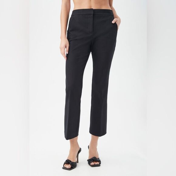 Trina Turk | Women’s Taper Leg Black Career Dress Crop Pants Size 10 - Picture 1 of 14